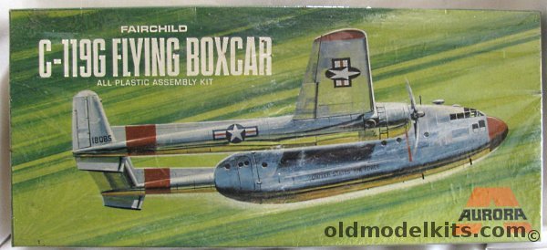 Aurora 1/72 C-119G Flying Boxcar, 393-250 plastic model kit